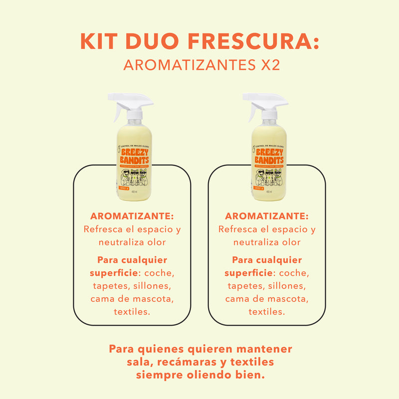 Kit Duo Frescura: Aromatizantes x2